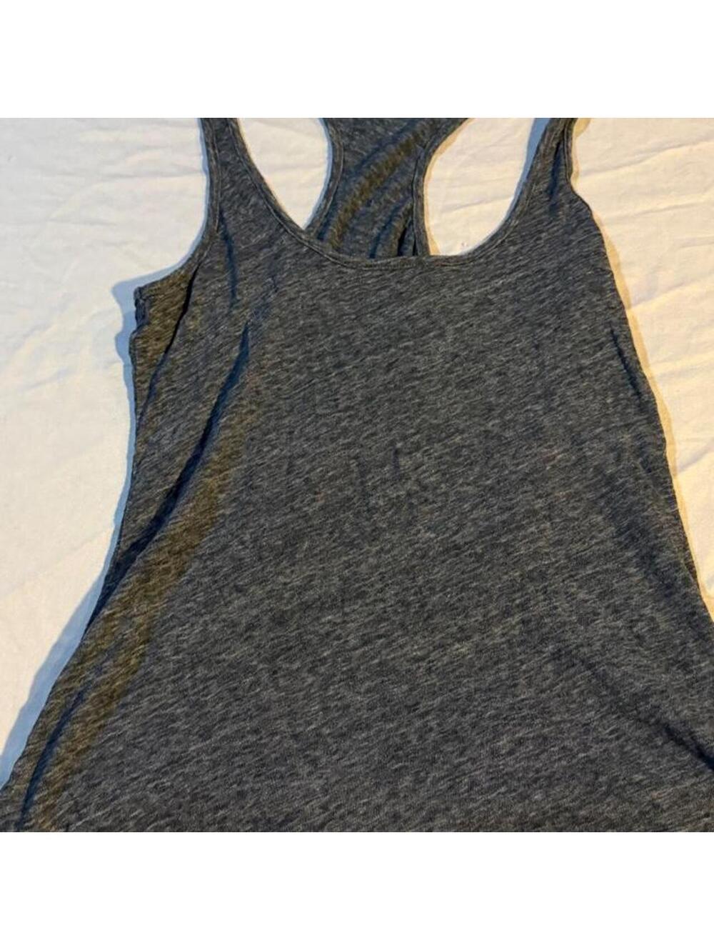 American Eagle Outfitters Women's Gray Racerback Tank Top XS